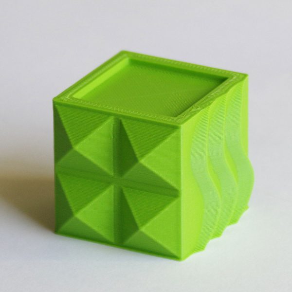 vert pomme - PLA Impression 3D - Cube PLA vert 320µm
