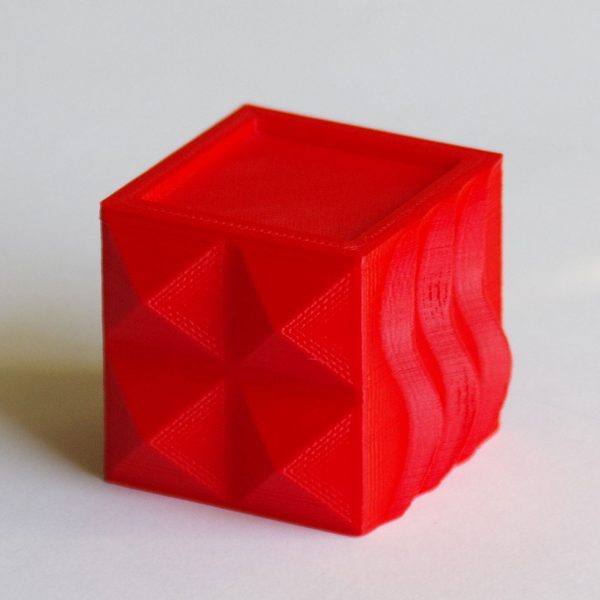 rouge - PLA Impression 3D - Cube PLA rouge